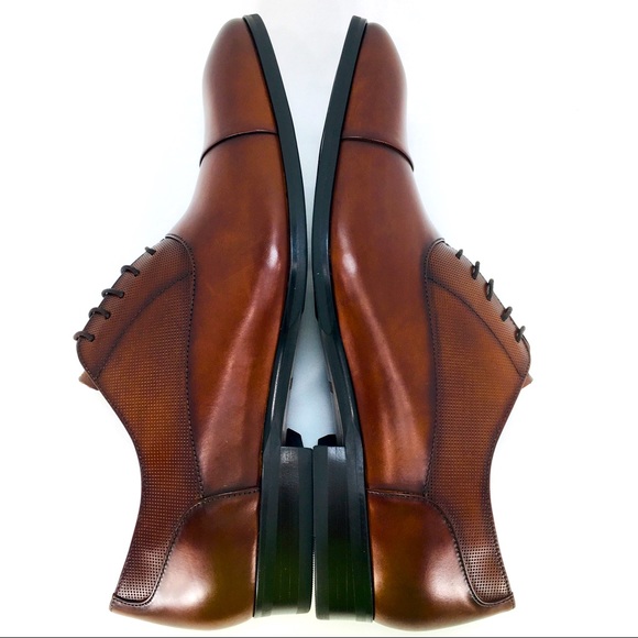 Steve Madden Private Lace-Up Men's Leather Oxfords - Picture 11 of 16